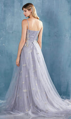 Robe de bal simple trapèze à décolleté cœur