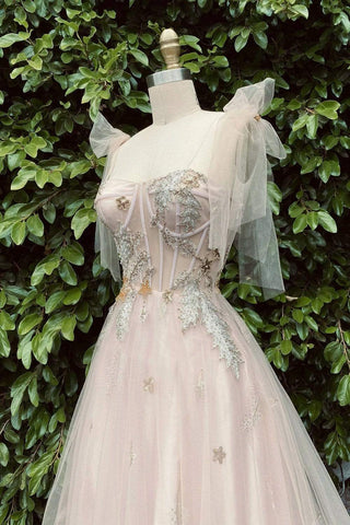 Robe de bal simple trapèze à décolleté cœur