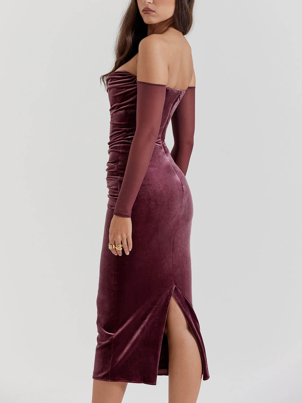 Robe midi bustier 