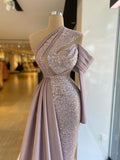 Robe de soirée glamour à sequins et satin, robe de concours Y738