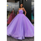 Robe de bal longue bustier avec poches, robe de soirée formelle