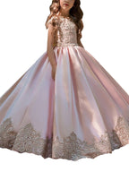 Vestidos de gala con cola de cepillo para bodas, cumpleaños, concursos de belleza y damitas de honor