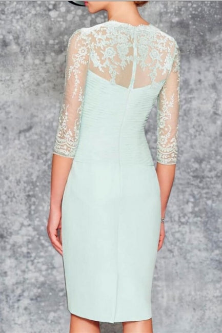 Hermosos vestidos para la madre de la novia, vestidos de dama de honor verde menta