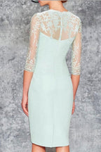 Hermosos vestidos para la madre de la novia, vestidos de dama de honor verde menta