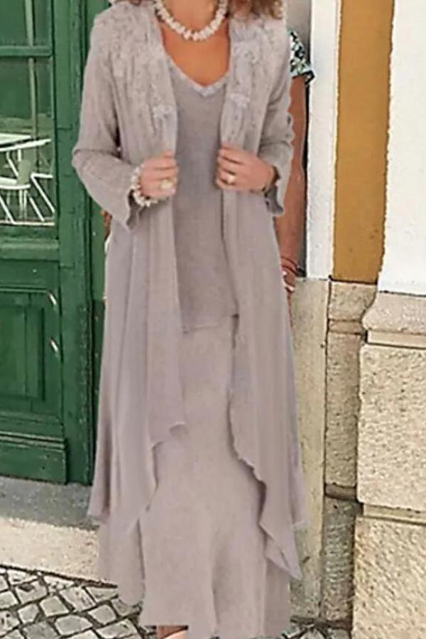 Vestidos bohemios de talla grande para la madre de la novia