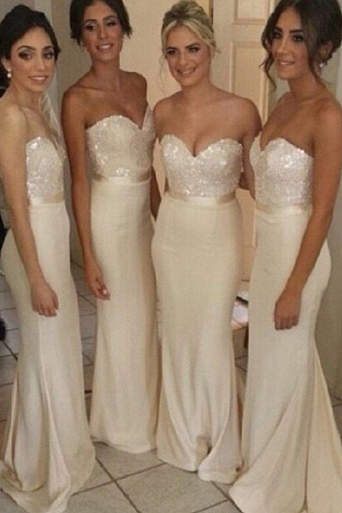 Vestidos de dama de honor estilo sirena con estampado de corazón, vestidos para fiesta de bodas 