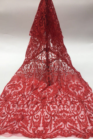 Burgundy Evening Gowns Sexy Deep V-Neck Long Sleeves Mermaid Prom Dress With Sequins