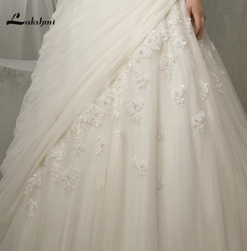 Baoleely Wedding Dress Elegant Princess Capped Sleeves Wedding Dresses  Sweetheart A-line Appliques