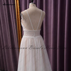 Baoleely Wedding Dress Lace Bodice Elegant Bridal Dress