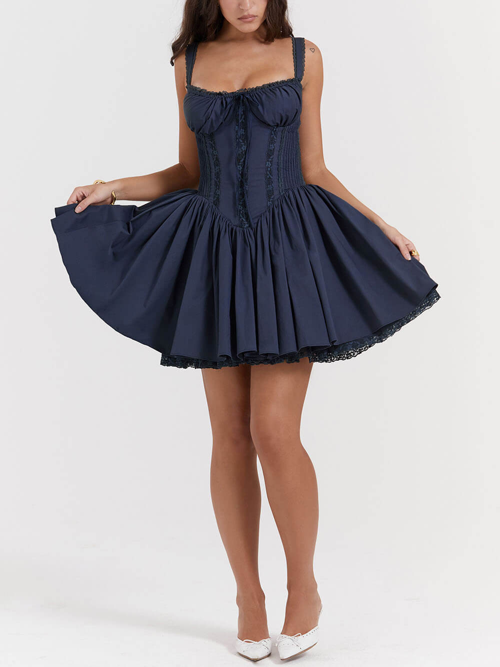 Robe corset mini de la Marine française 