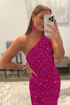 Green Sequins Mermaid Long Prom Dress