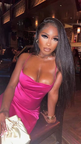 Robe de soirée élégante à fines bretelles, robe de bal simple Y1895