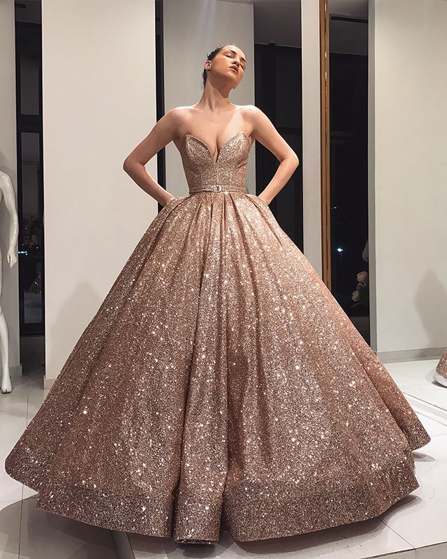 Vestido de baile de lentejuelas con escote corazón, vestido largo de fiesta de noche