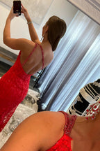 Robe de bal sirène asymétrique