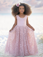 Vestido de niña de las flores, corte recto, tutú, espalda de encaje con estampado paisley, estilo A, para fiesta. 