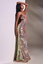 Robe de bal longue et moulante sexy