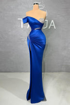Charming Long Sweetheart Split Mermaid Prom Dress With Beading