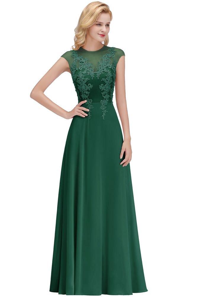 Robe de soirée maxi trapèze charmante sans manches ornée de perles, manches courtes, robe de demoiselle d'honneur
