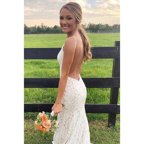 Robe de soirée sirène chic en dentelle jaune avec bijou et dos nu 