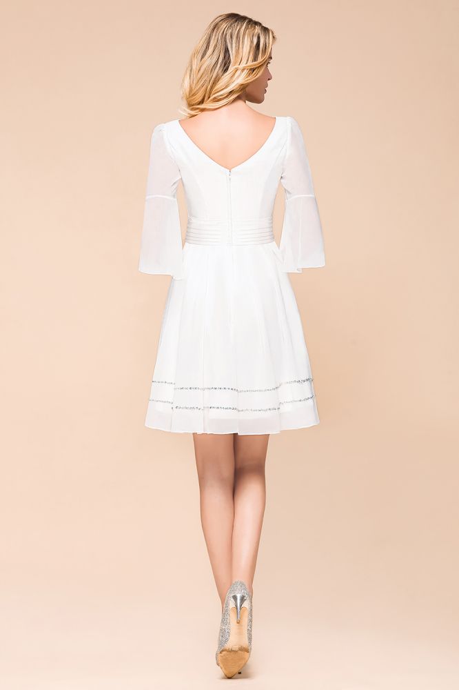 Robe simple en mousseline mi-longue, décontractée au quotidien, robe de demoiselle d'honneur de plage