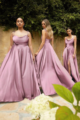 Robe de bal trapèze en satin à col bénitier, prix abordable