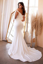 Curve Formal Long Wedding Dress