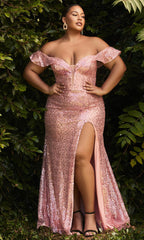 Sequined Evening Dress