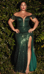Sequined Evening Dress