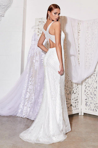 Robe de mariée longue et formelle Cendrillon Divine EW115