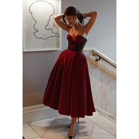 Classic & Timeless V-Neck Sleeveless A-line Ball gown Formal Prom Dress