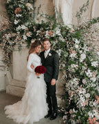 Classy  Wedding Dress Sleeveless plit