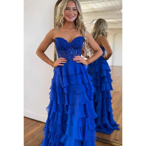 Couture & Ornate A-line Sweetheart Ruched Sleevelss Formal Party Prom Dress