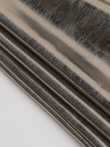 Vestidos largos de noche ajustados, sin mangas, asimétricos, plisados, brillantes, con abertura en la espalda y un solo hombro. 