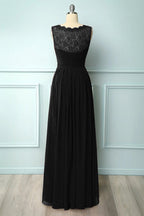 Robe de demoiselle d'honneur longue à col en V