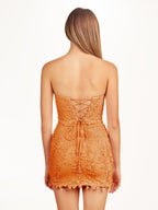Blue Tight Lace Short Homecoming Dress with Appliques