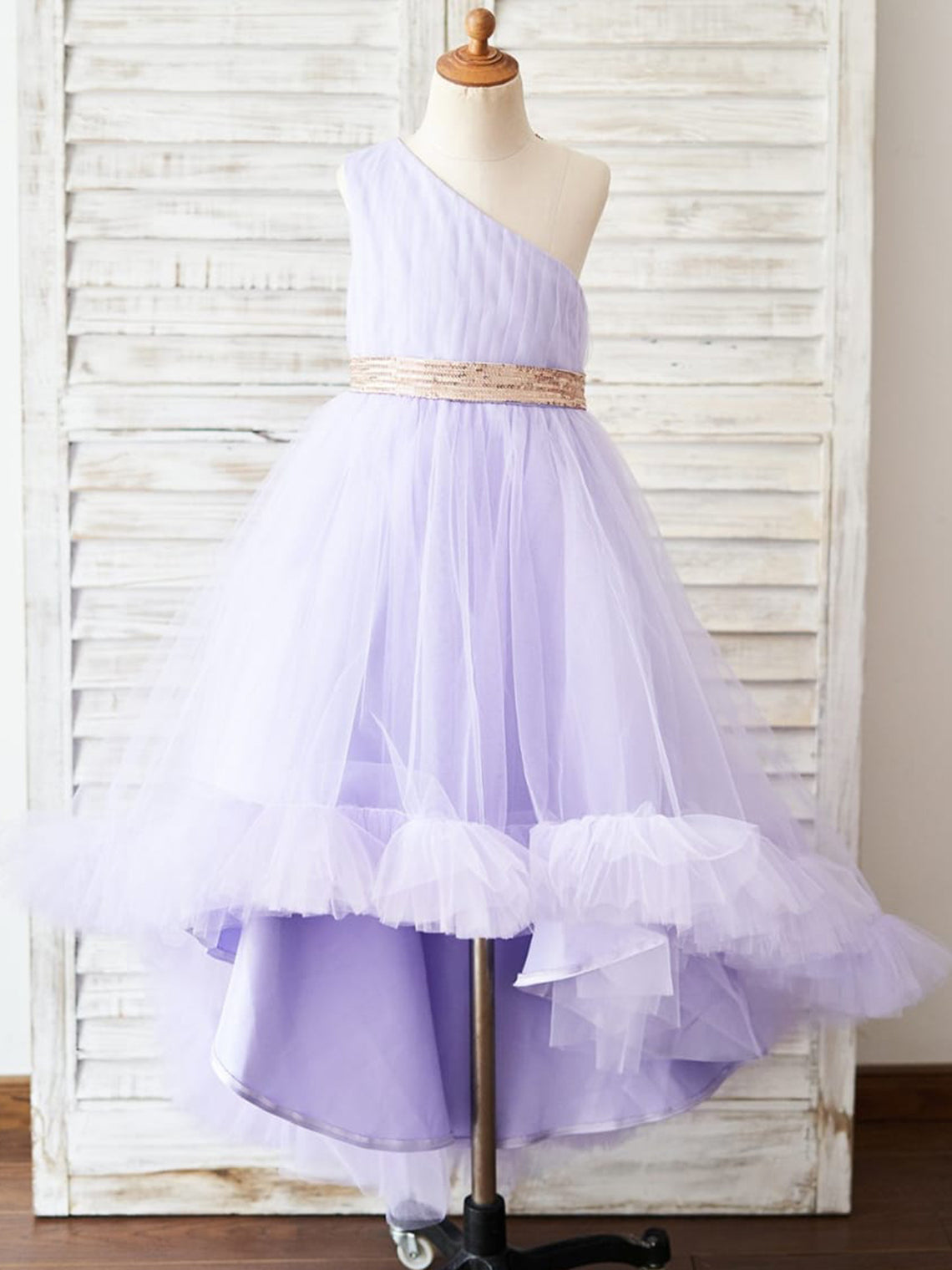 Vestido de tul corte A (2003227717) 