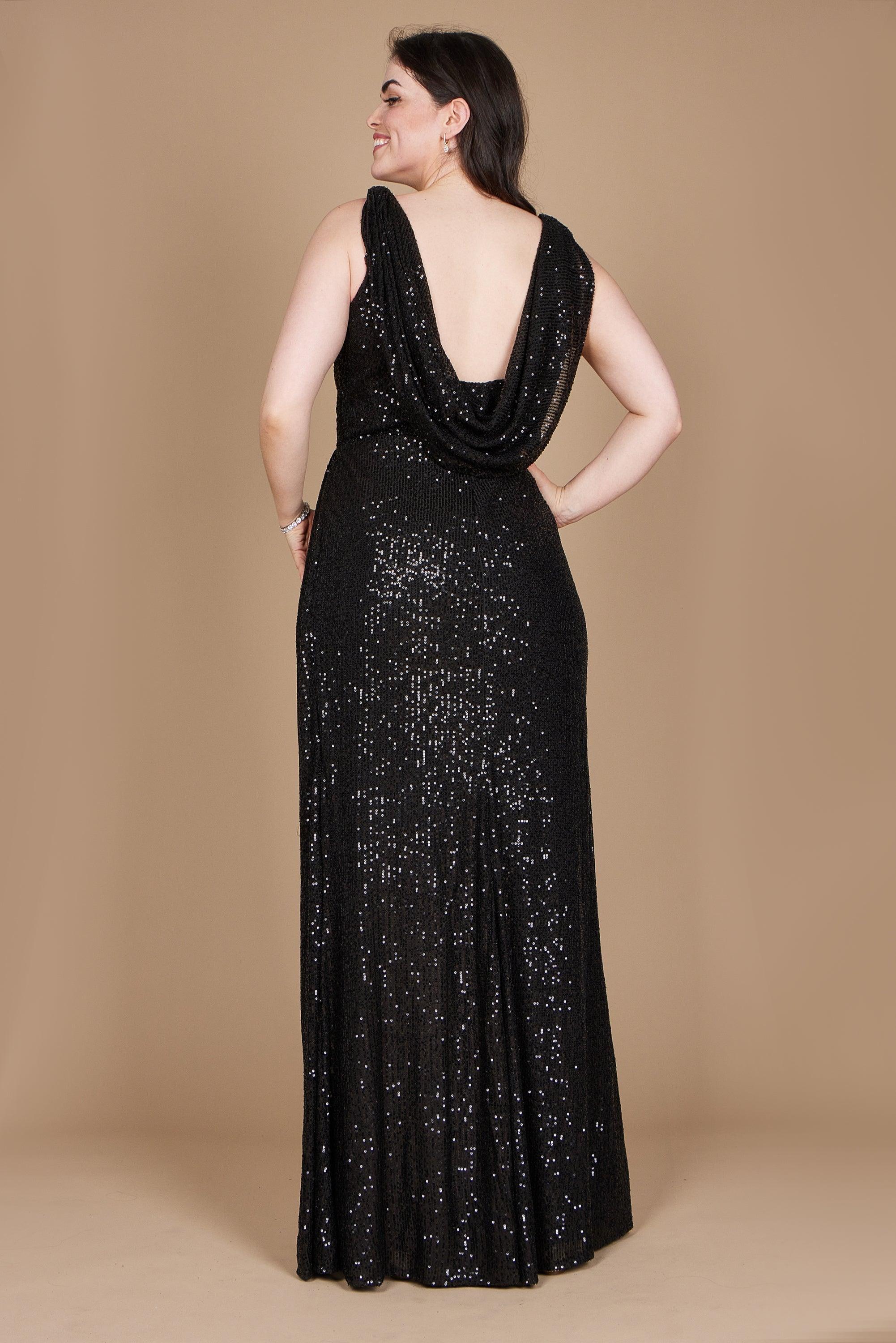 Plus Size Formal Dress Fully Sequin Gown