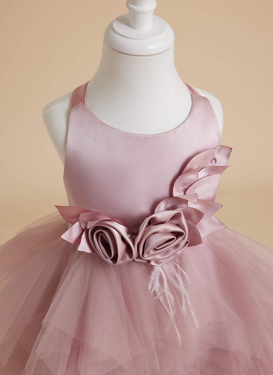 Vestido de princesa/vestido de tul hasta la rodilla para bebé niña 