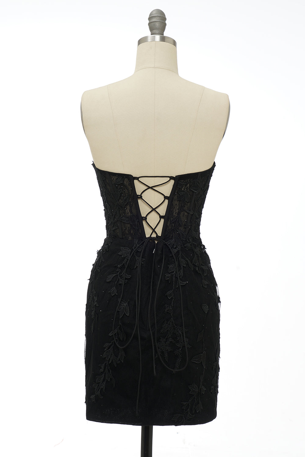 Tight Short Homecoming Dress with Appliques