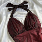 Robe de soirée longue sexy rouge ombrée à col en V en mousseline, dos nu, Y7485