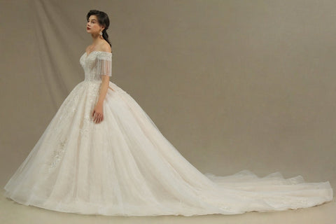 Elegant A-line wedding dresses | Wedding dresses with sleeves