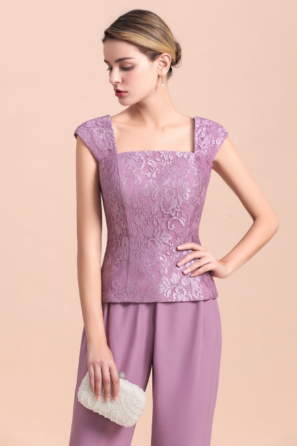 Robe élégante en mousseline de soie à manches courtes et dentelle, modèle abordable pour la mère de la mariée, disponible en ligne avec châle.