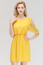 Robes élégantes et décontractées pour tous les jours, mini-robes à bijoux, robes de soirée simples en tulle sans manches