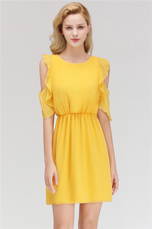 Robes élégantes et décontractées pour tous les jours, mini-robes à bijoux, robes de soirée simples en tulle sans manches
