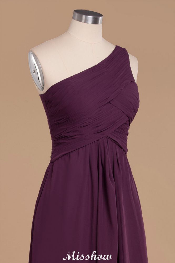 Vestidos de fiesta elegantes con volantes y un solo hombro | Vestidos de noche sin mangas de corte A