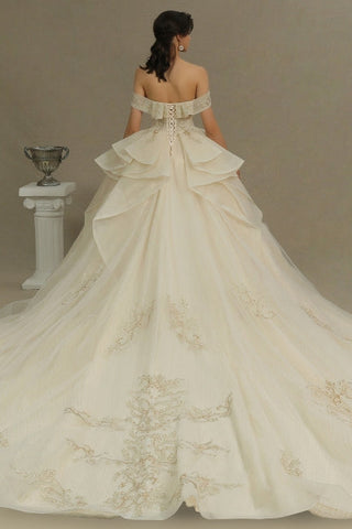 Vestidos de novia elegantes de princesa | Vestidos de novia con encaje
