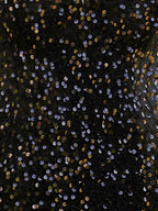 Sweetheart Black Sequin Short Homecoming Dresses