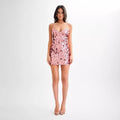 Sparkly Sequin Backless Mini Prom Dress