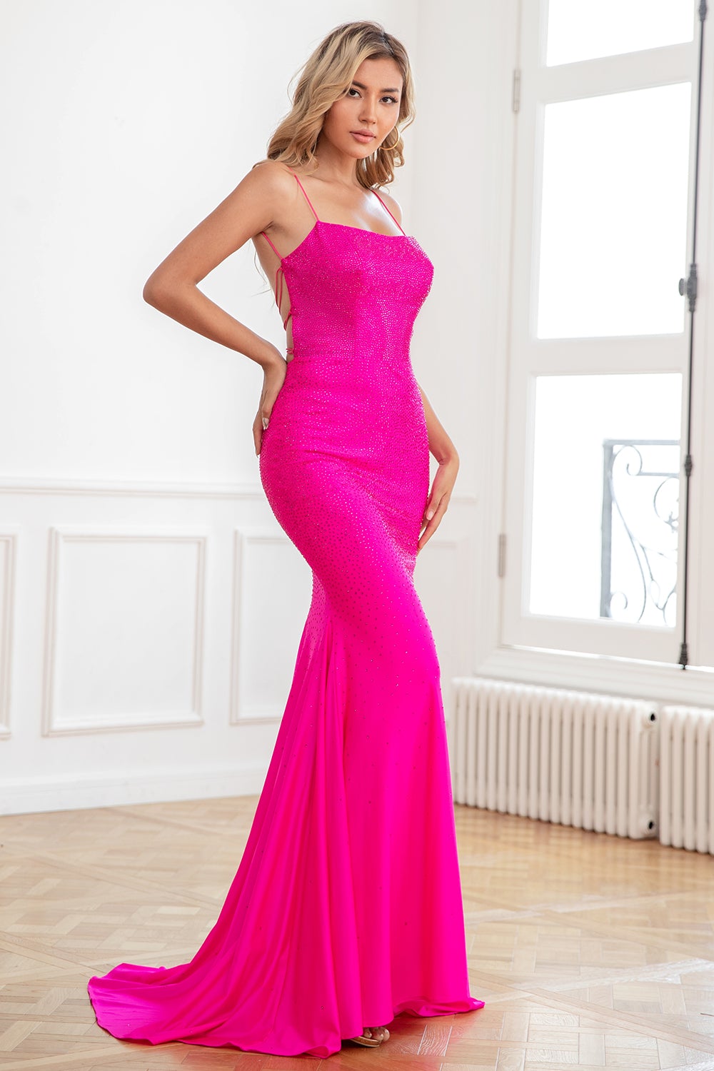 Vestidos de fiesta de sirena con lentejuelas brillantes
