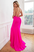 Vestidos de fiesta de sirena con lentejuelas brillantes